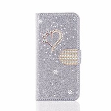 Bling Love Flip Wallet Phone Case Cover For Samsung A17 A55 A16 A54 A05S A13 A56