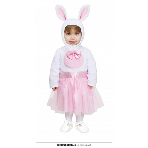 COSTUME CONIGLIO BIANCO CARNEVALE VESTITO BAMBINA NEONATA CONIGLIETTA BIMBA  ABIT | eBay