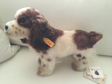 Steiff Mohair Spaniel Dog, Lupi with tags 031670
