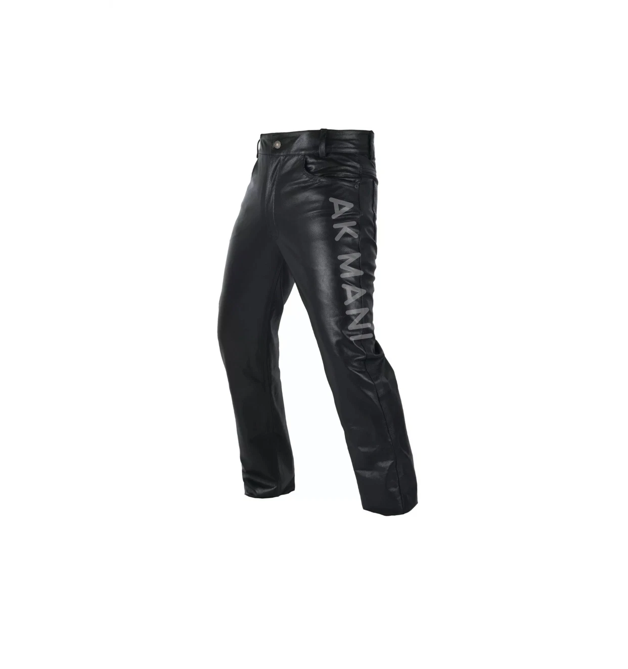 Men's Leather Trouser Pants '501 JEANS STYLE' Black Cowhide Classic Biker Pants
Opens in a new windo