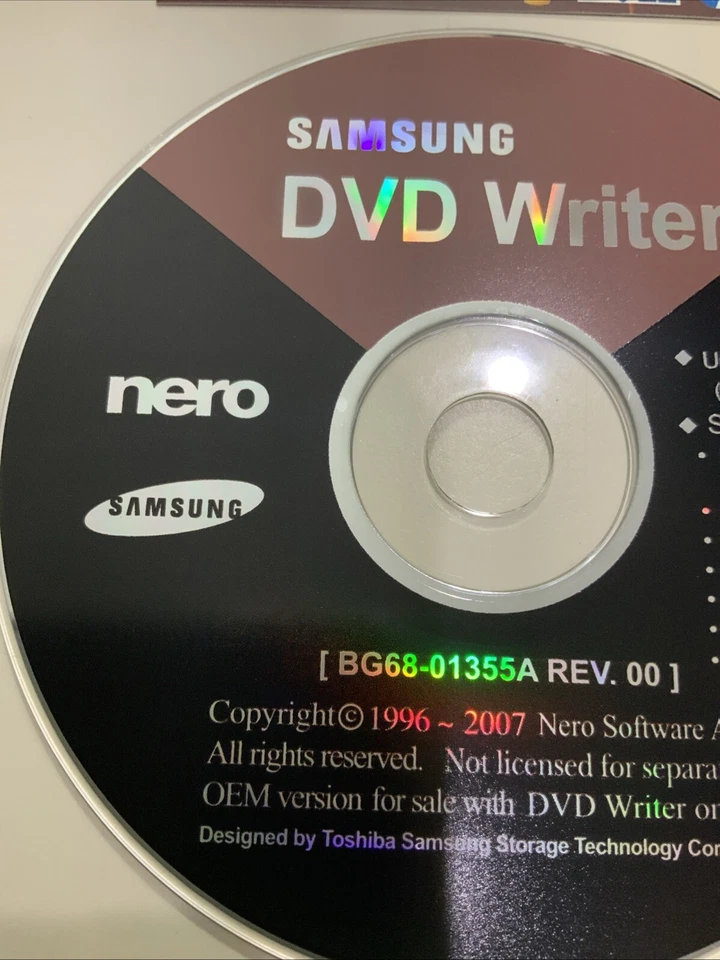 Samsung DVD Writer (PC 1996-2007) Nero - Disc Only Pre-owned  - Image 4 of 4