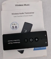 Bluetooth 5.0 Dongle Transceiver Reciever Adapter for TV,  PC, Aux, Car Music 