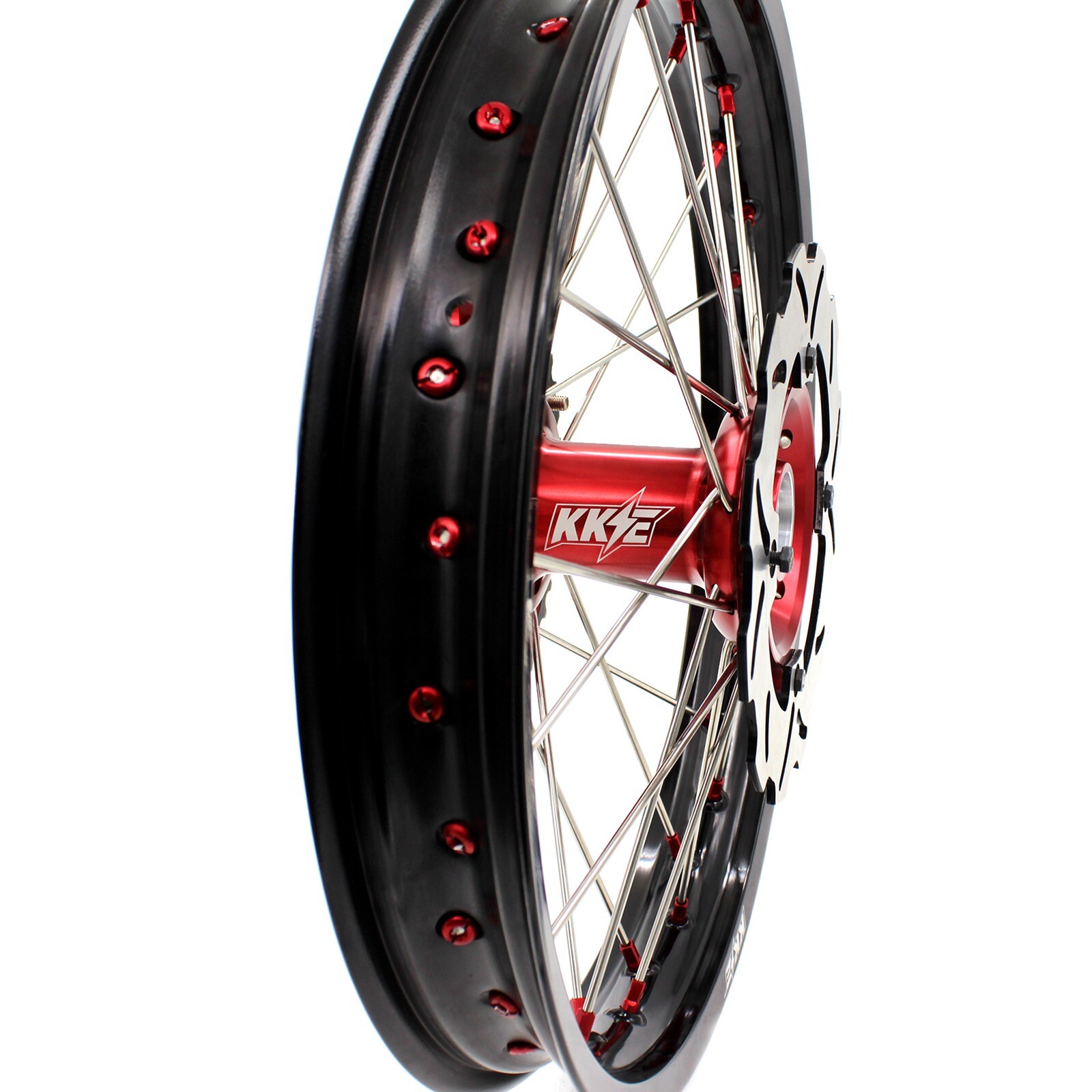 KKE 21/19 MX Wheels Alloy Rims Red Set For HONDA CRF250R 2014 CRF450R