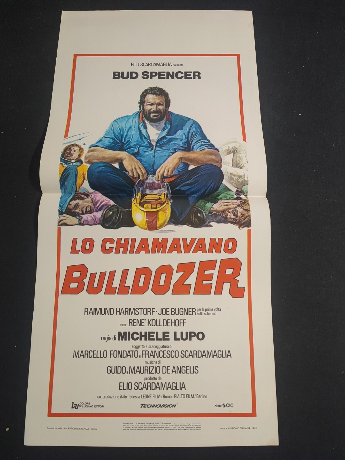 Locandina originale film Bulldozer (1984) - Regia di Randal Kleiser