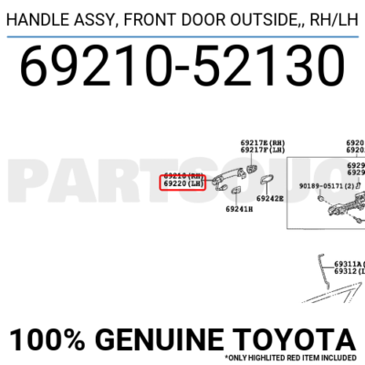 Toyota Harrier 69210-52130: Mengupas Detail dan Misteri Kode Bagian