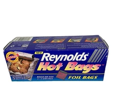 Reynolds Hot Bags Aluminum Foil Regular Size Extra Heavy Duty 3 Discontinued
