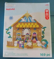 Creatology Nativity 169 Pieces NEW