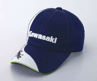 KAWASAKI Ninja Mesh Cap X Navy One Size New Motorcycle | eBay