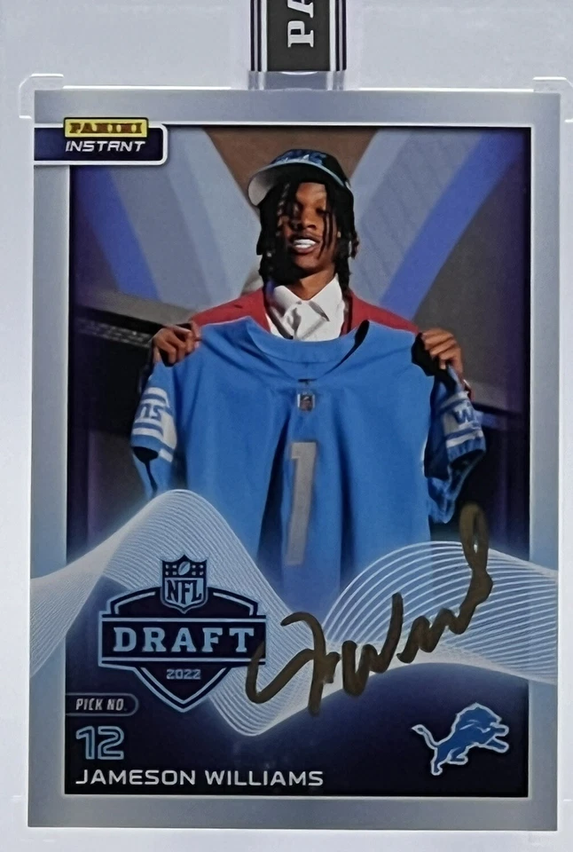 💥JAMESON WILLIAMS AUTO ROOKIE💥2022 PANINI INSTANT DRAFT NIGHT💥RC LE #4/5🔥🔥 - Image 3 of 4