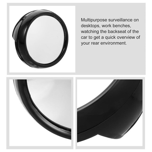 2pcs Computer Mirror Rear View Mirror Monitor Computer Magnifying Mirror Conv... - 第 5/9 張圖片