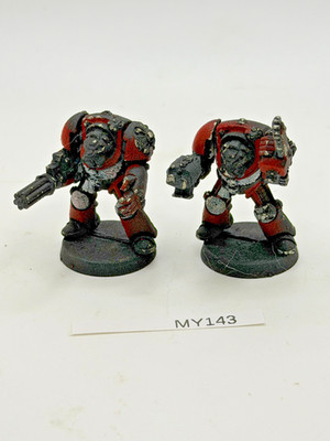 Warhammer 40k Space Marines Terminators x2 Lot OOP Rogue Trader Metal