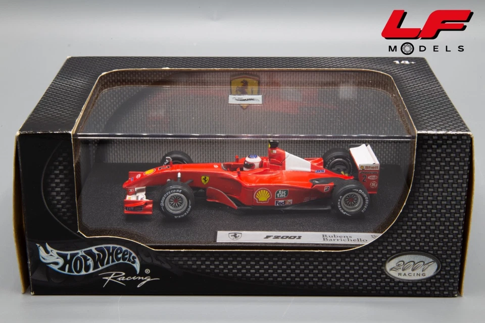 1:43 Ferrari F2001 Rubens Barrichello - HotWheels - Immagine 3 di 3