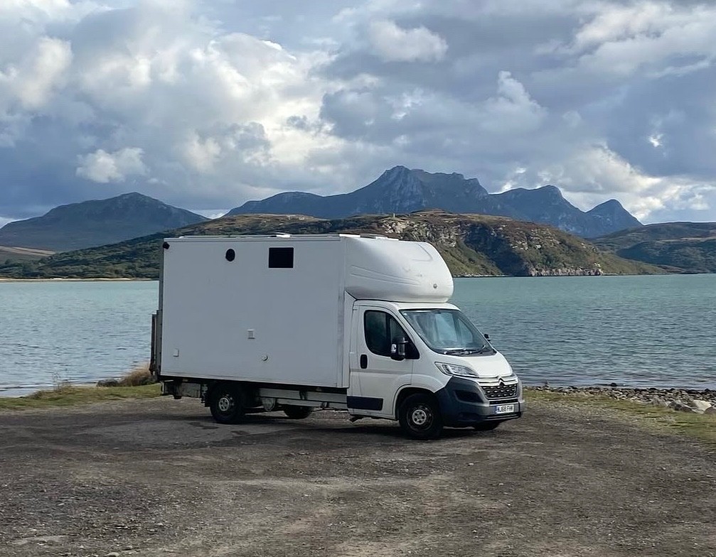 Self converted Luton box campervan UK