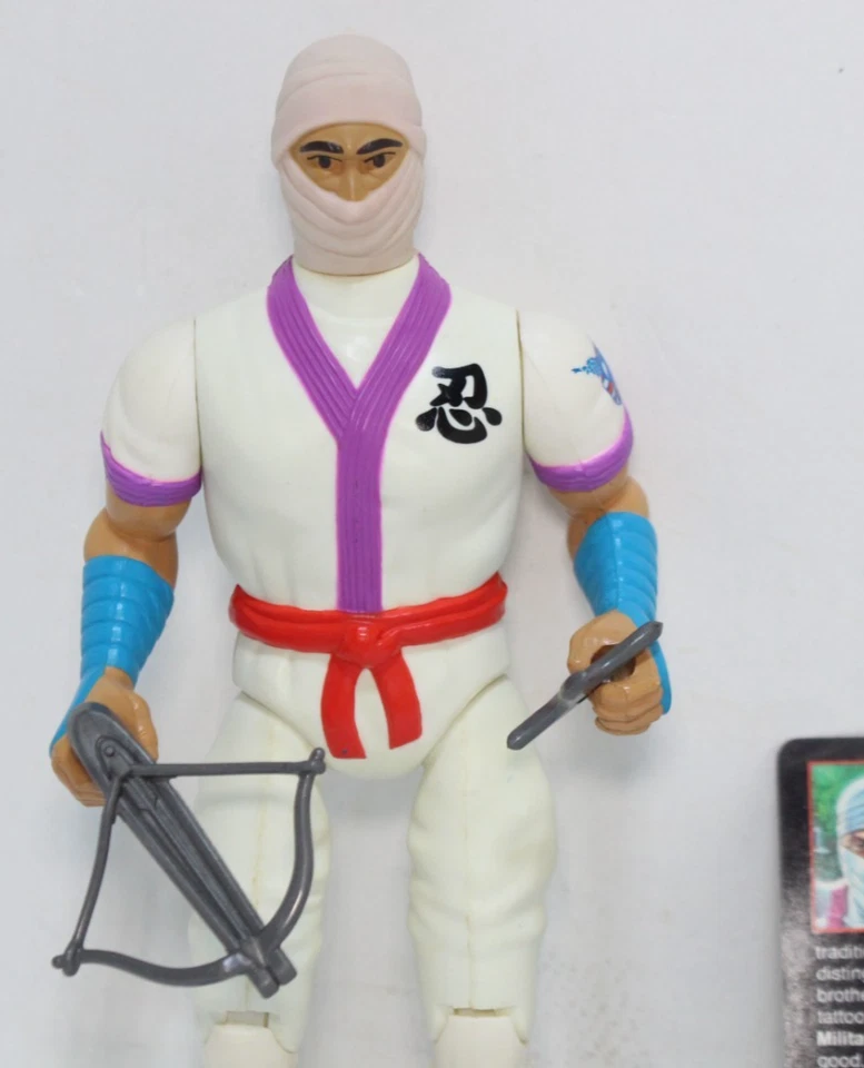 Figura Coleco Fuerza de la Libertad Rambo Ninja Dragón Blanco 1986 De Colección Foto 2 de 4