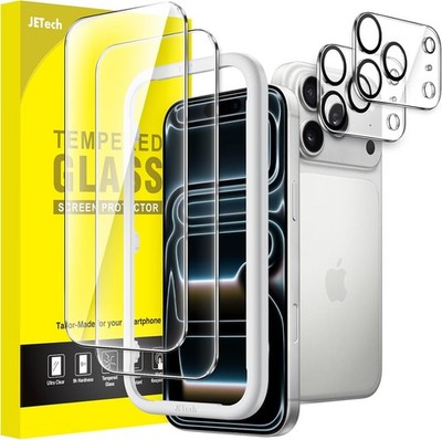 Screen Protector for iPhone 17 Pro Max 6.9-Inch with Camera Lens Protector, 2-Pa