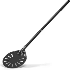 6” Pizza Turning Peel - Extra Long Handle Pizza Turner - Restaurant-Grade Alumin