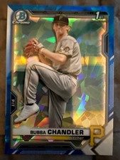 2021 Bowman Draft Sapphire Bubba Chandler Chrome 1st Prospect #BDC-41 Pirates