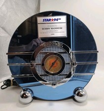 Vintage Retro Style Bluebird Crosley CR37 AM FM Mirror Radio Cassette - Works