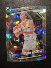 Maddy Siegrist 2025 Panini Prizm WNBA Cracked Ice Dallas Wings #50