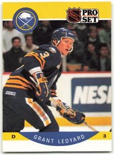 1990-91 Pro Set #24 Grant Ledyard Buffalo Sabres