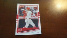 2020 DONRUSS # 138 DAVID FLETCHER   BASEBALL CARD