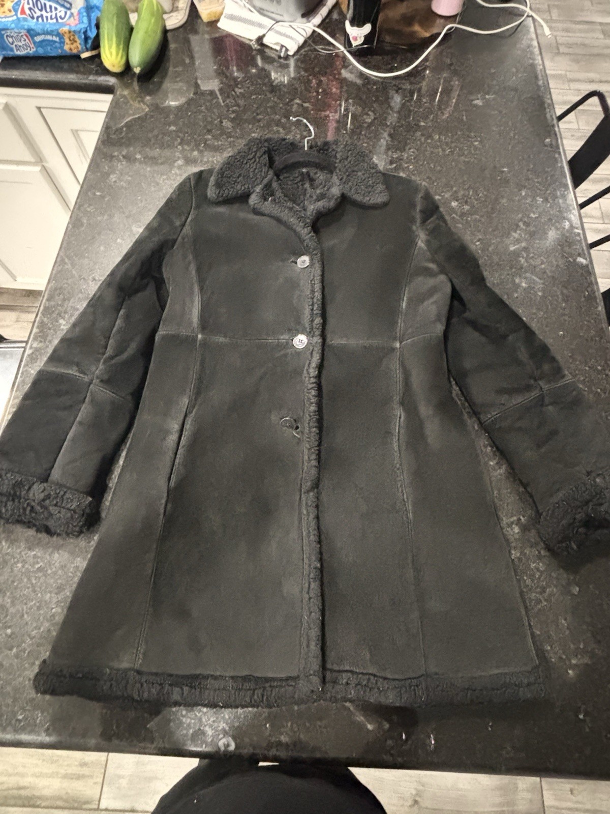 Women’s Black Faux Fur Coat