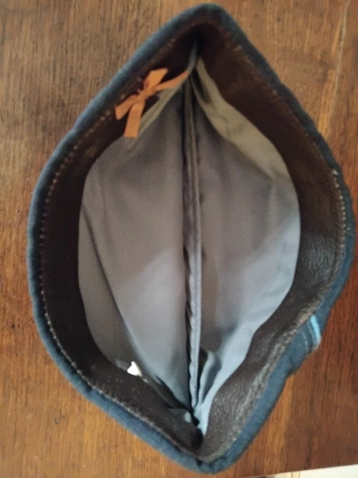 SAAF SOUTH AFRICAN AIR FORCE  Forage Cap 58cm 1980's  - Image 4 of 4