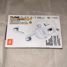 JBL Tune Flex 2 True Wireless Bluetooth Earbuds Adaptive ANC Spatial Sound White