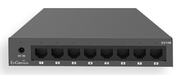 Switch EnGenius ES108 8 Porte Gigabit | Networking Professionale Nero