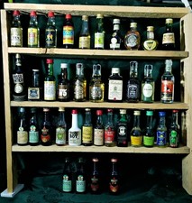 MIGNON DISTILLATI E LIQUORI MISTI LOTTO 37 MIGNONETTE ANNI '80 -'90 DA VETRINA