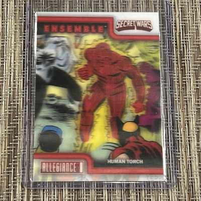 E-3 HUMAN TORCH Upper Deck Marvel Allegiance Secret Wars ENSEMBLE LENTICULAR