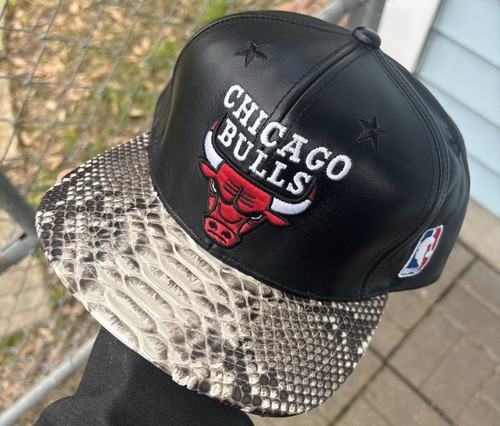 Just Don Hat Chicago Bulls All Leather Archival piece ๐ฅ๐ฅ๐ฅ - Picture 1 of 21