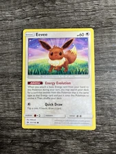 Pokemon TCG Eevee #101/149 SM Base Set Regular Common NM