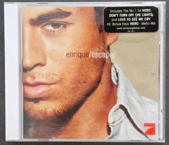 CD -Enrique Iglesias - Escape - 2001💥 Album - 14 Songs - Heft mit Lyrics💥 - Bild 2 von 4