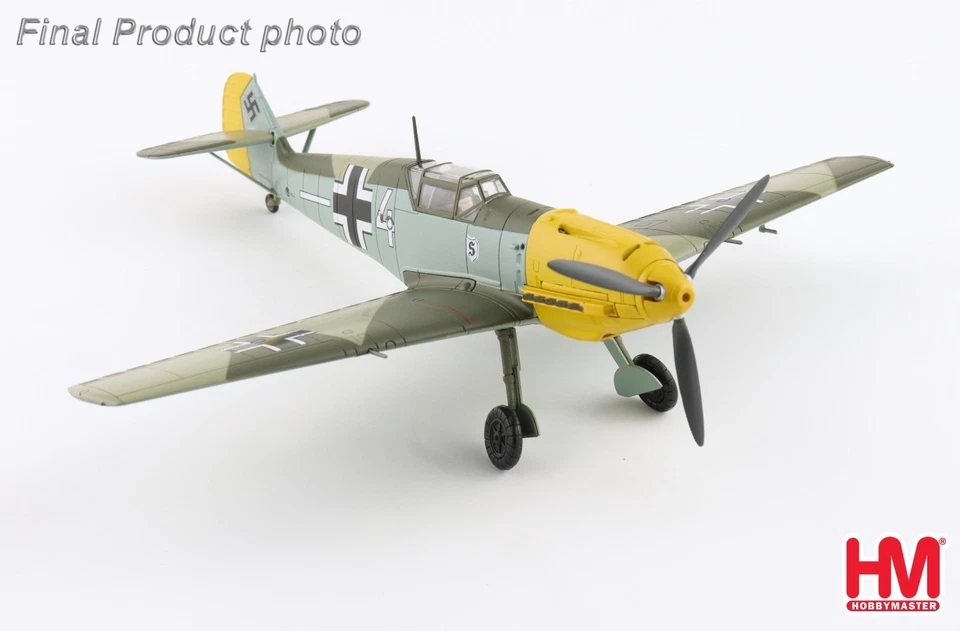 Hobby Master 1/48 Messerschmitt BF 109E-3 Ufz. Horst Perez white 4 4/JG26 HA8730 - Image 3 of 4