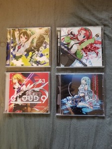 4 Japanese Anime Touhou Gaming Music CDs Soundtracks 