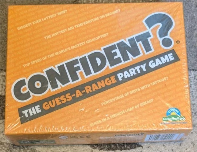 Confident? Board Game - Confident Games (2022) UK Edition, Brand New & Sealed