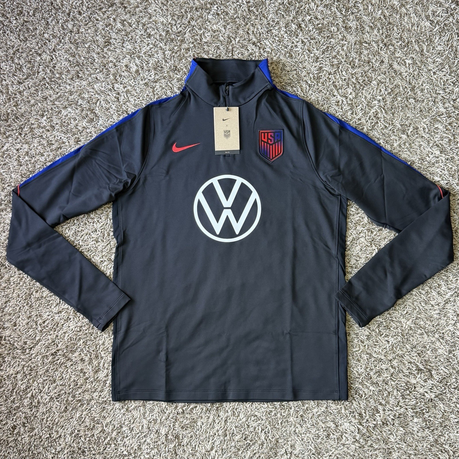 Nike USMNT 2026 Strike Dri-FIT Training 1/4 Zip USA Soccer Men’s Size Large NEW
