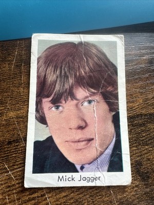 1966-68 Dutch Gum Set 3 Group 2 Mick Jagger RC Musician Rock