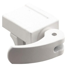 PRIME-LINE U 9809 Window Lock, White, 1 3/16 in L, 1 in W 54DP38