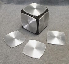 6 griglie di ricambio + alloggiamento per faretto a sfera Grundig Hifi 700 cubi box audiorama