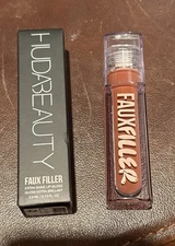 HUDA BEAUTY FAUX FILLER Lip Gloss ~ Foxy - 3.9 ml / 0.13 fl oz BNIB New