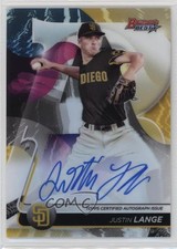 2020 Bowman's Best of 2020 Justin Lange #B20-JLA Auto gh4