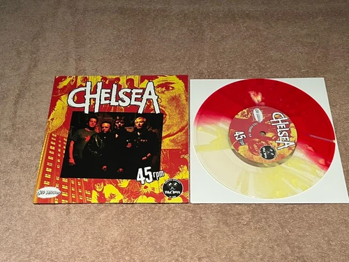 CHELSEA “45 RPM” / LOWER CLASS BRATS “Two In The Heart” Split Color Vinyl 7-inch