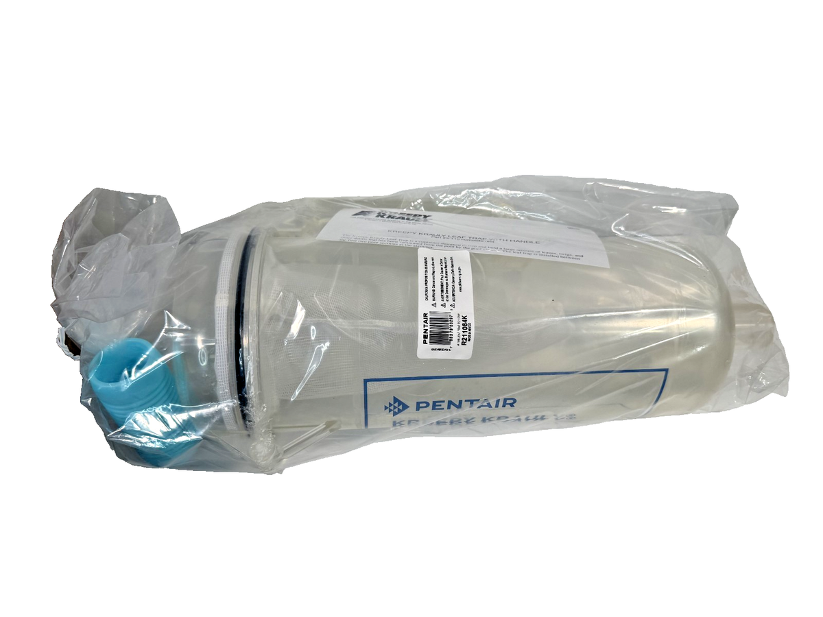 Pentair R211084K Clear Leaf Trap with Handle 186 Kreepy Krauly NEW