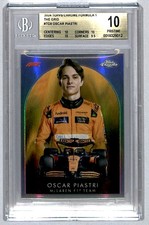 Oscar Piastri 2024 Topps Chrome Formula 1 The Grid #TG-8 BGS 10 McLaren