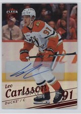 2025 Upper Deck Fleer Ultra SP Red Rainbow Foil 8/10 Leo Carlsson #141 Auto 1d7p