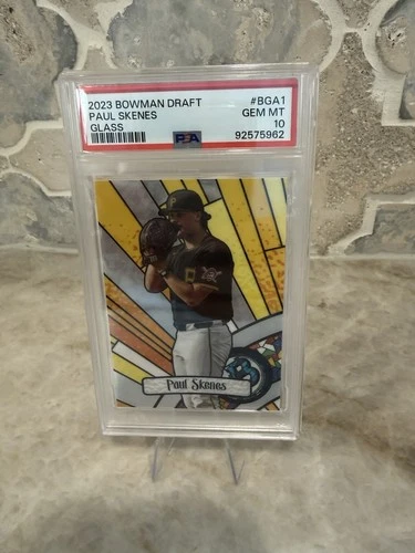 2023 Bowman Draft, Paul Skenes, Glass, PSA 10, #BGA1