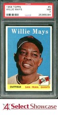 1958 TOPPS #5 WILLIE MAYS GIANTS HOF PSA 7