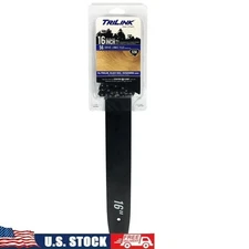 16 Inch Low Vibration Saw Chain Guide Bar Combo 56 Drive Links 3/8 LP .05" Gauge